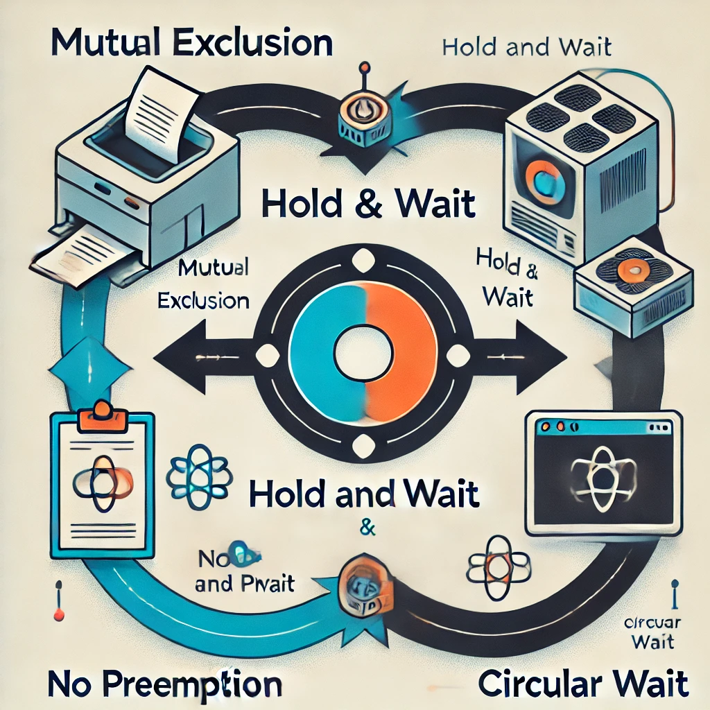 What is deadlocks in operating systems causes prevention and